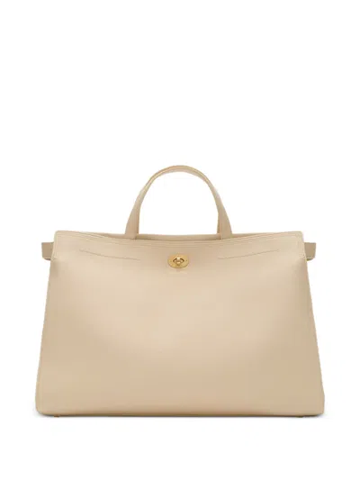 Burberry Medium Cotswolds Check Tote In Pink