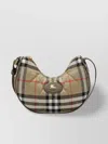 Burberry Women Sand Beige Top Zip Fastening Adjustable Shoulder Strap Signature Equestrian Knight In Brown