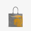 Burberry Ekd Canvas Tote Pag In Sunflower