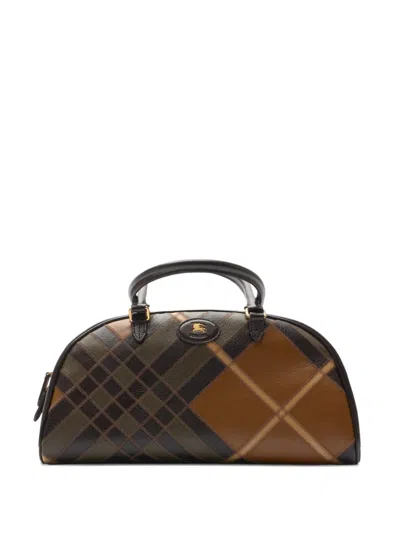 Burberry Medium Highlands Tote Bag In Brown
