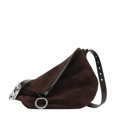 BURBERRY BURBERRY MEDIUM KNIGHT ZIPPED SHOULDER BAG