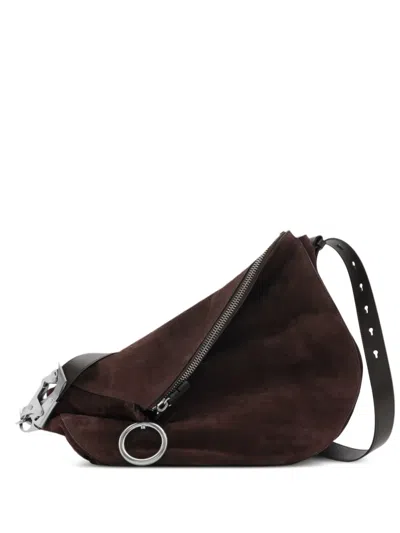 Burberry Medium Knight Bag In Black