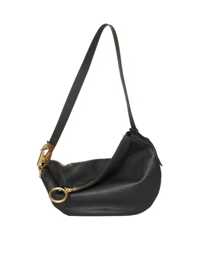Burberry Medium Knight Crossbody Bag In Black