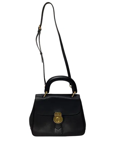 Burberry Medium Leather Top Handle