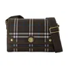 Burberry Checkered Crossbody Bag In Grey