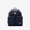 Burberry Medium Nylon Backpack In Blue