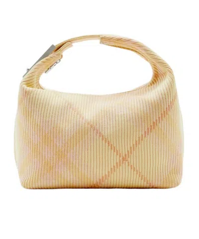 BURBERRY BURBERRY PEG DUFFLE MEDIUM TOTE BAG