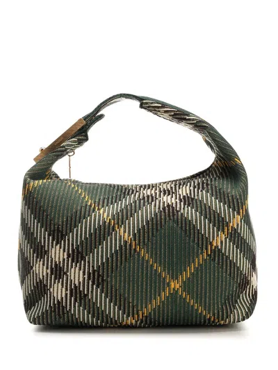 Burberry Medium Peg Travel Bag In Green