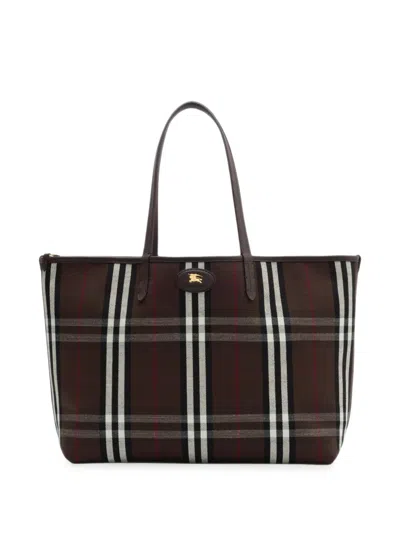 Burberry Medium Reversible Bloomsbury Tote​ In Brown