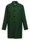 Burberry Reversible Car Coat Check Pattern