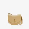Burberry Medium Leather Rocking Horse Cross-body Bag In Nude