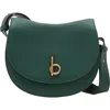 Burberry Rounded Shoulder Bag With Gold-tone Clasp In Vine