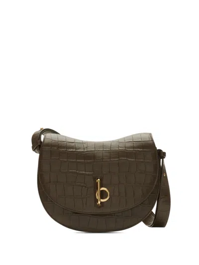 Burberry Medium Rocking Horse Crossbody Bag In Green