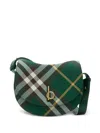 Burberry Medium Rocking Horse Leather Bag In Green