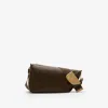 Burberry Medium Shield Messenger Bag In Orange