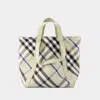 BURBERRY MEDIUM SHOPPER BAG - BURBERRY - SYNTHETIC - NEUTRAL