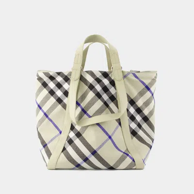 Burberry Medium Shopper Bag -  - Synthetic - Neutral In Yellow