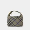 Burberry Women Embroidered Nylon Mini Peg Handbag