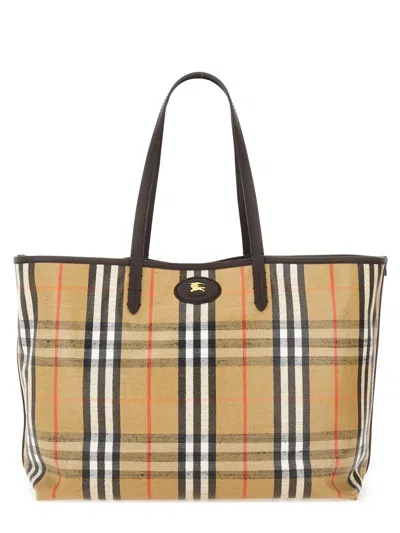 BURBERRY BURBERRY MEDIUM "TOTE HIGHLANDS" SHOULDER BAG