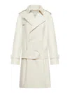 BURBERRY MEDIUM TRENCH COAT IN SILK BLEND