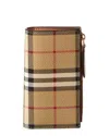 Burberry Small Vintage Check E-canvas Card Case