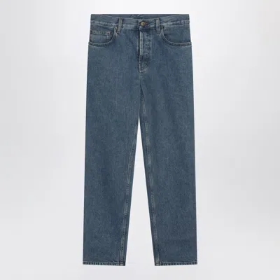 Burberry Mediumblue Regularfit Jeans In Blue