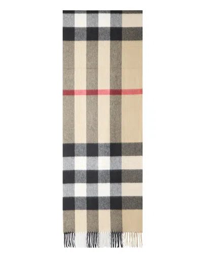 Burberry Mega Check Scarf In Brown