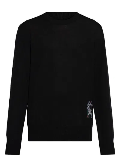 BURBERRY MEN'S 100% WOOL SWEATER