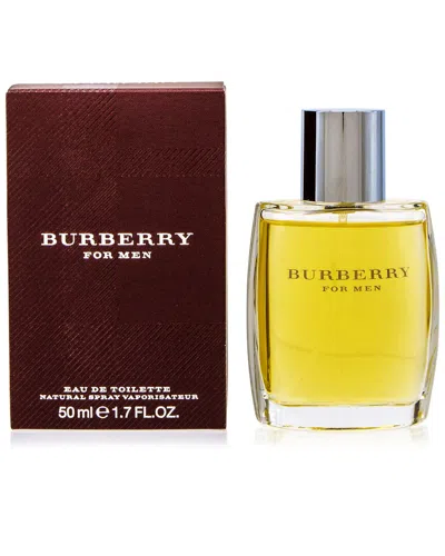 Burberry Men's 1.7oz Edt Spray In White