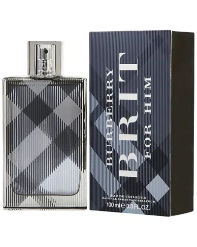 Burberry Men's 3.3oz Brit Eau De Toilette In White
