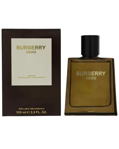 Burberry Men's 3.4oz Hero Parfum In Transparent