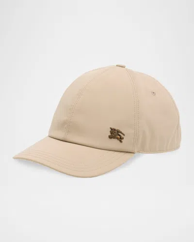 Burberry Men & Apos;s Nylon Metal-ekd Baseball Cap In Brown