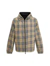 Burberry Archive Check Reversible Jacket In Neutral