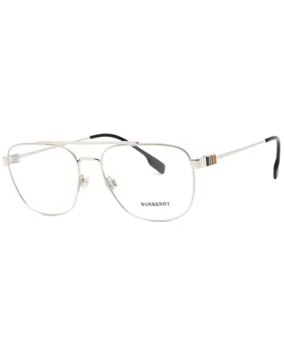 Burberry Men's Be1377 57mm Optical Frames In Metallic
