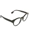 Burberry Unisex Be2354 49mm Optical Frames In Brown
