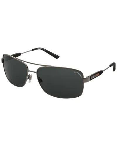 Burberry Men's Be3074 100387 Sunglasses In Grey