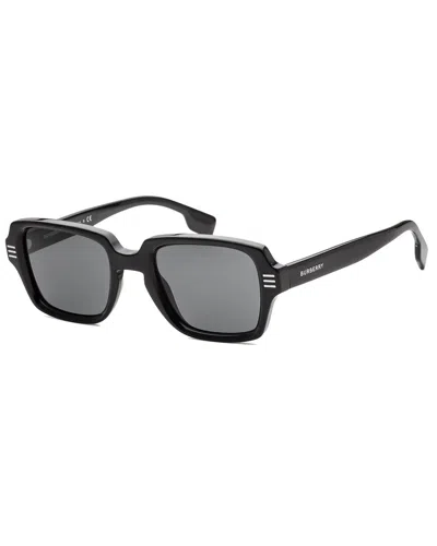 Burberry Men's Be4349 51mm Sunglasses In Black
