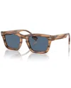 Burberry Womens Brown Be4403 Rectangle-frame Acetate Sunglasses