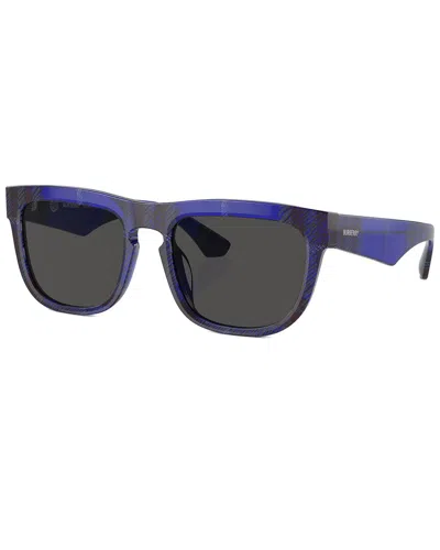Burberry Men's Be4431u 56mm Sunglasses In Blue