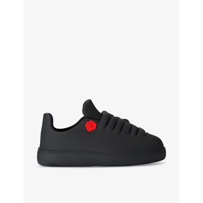 Burberry Mens Bubble Charm-embellished Rubber Low-top Trainers Blac In Black