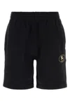 Burberry Cotton Bermuda Shorts With Back Pocket And Elastic Waistband In Black