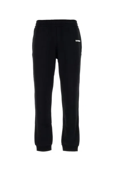 Burberry Men Black Cotton Joggers