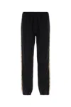 Burberry Men Black Cotton Joggers In Black