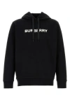 Burberry Black Cotton Sweatshirt In Black