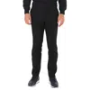BURBERRY BURBERRY MEN'S BLACK LEATHER SIDE-STRIPED TAILORED PANTS