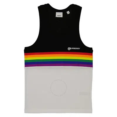 Burberry Men's Black Pride Print Tank Top