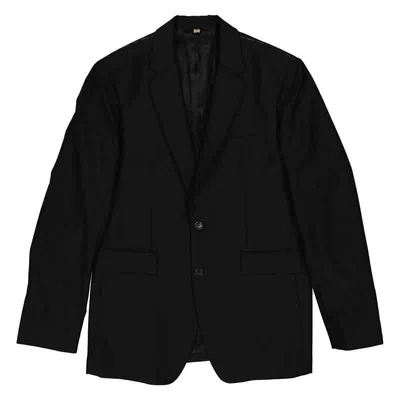 Pre-owned Burberry Men's Black Single Breasted Tailored Jacket