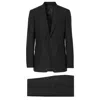 BURBERRY BURBERRY MEN'S BLACK WOOL MOHAIR SLIM-FIT TAILORED SUIT