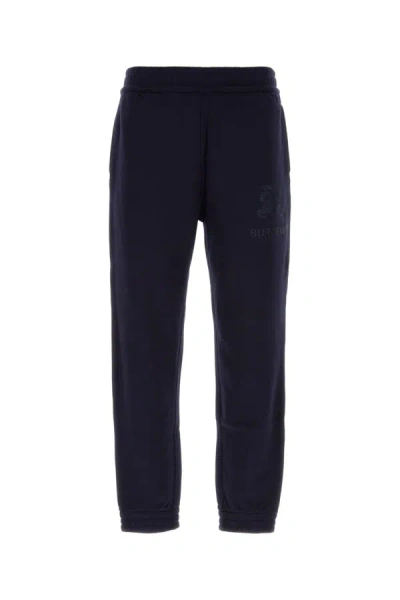 Burberry Men Blue Cotton Joggers