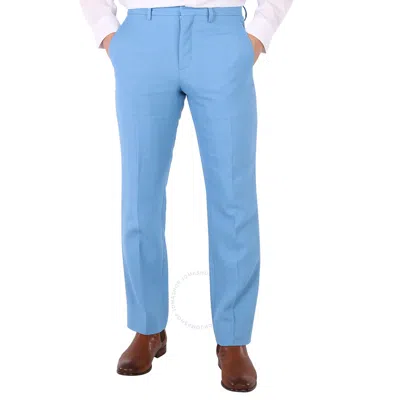 Burberry Men's Blue Topaz Tailored Straight-leg Trousers